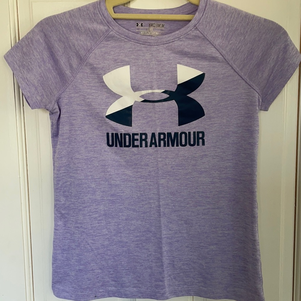 Girls Under Armour athletic shirt